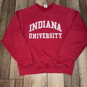 Jerzees NuBlend Indiana University Hoosier Y2K  Crewneck Sweatshirt Small